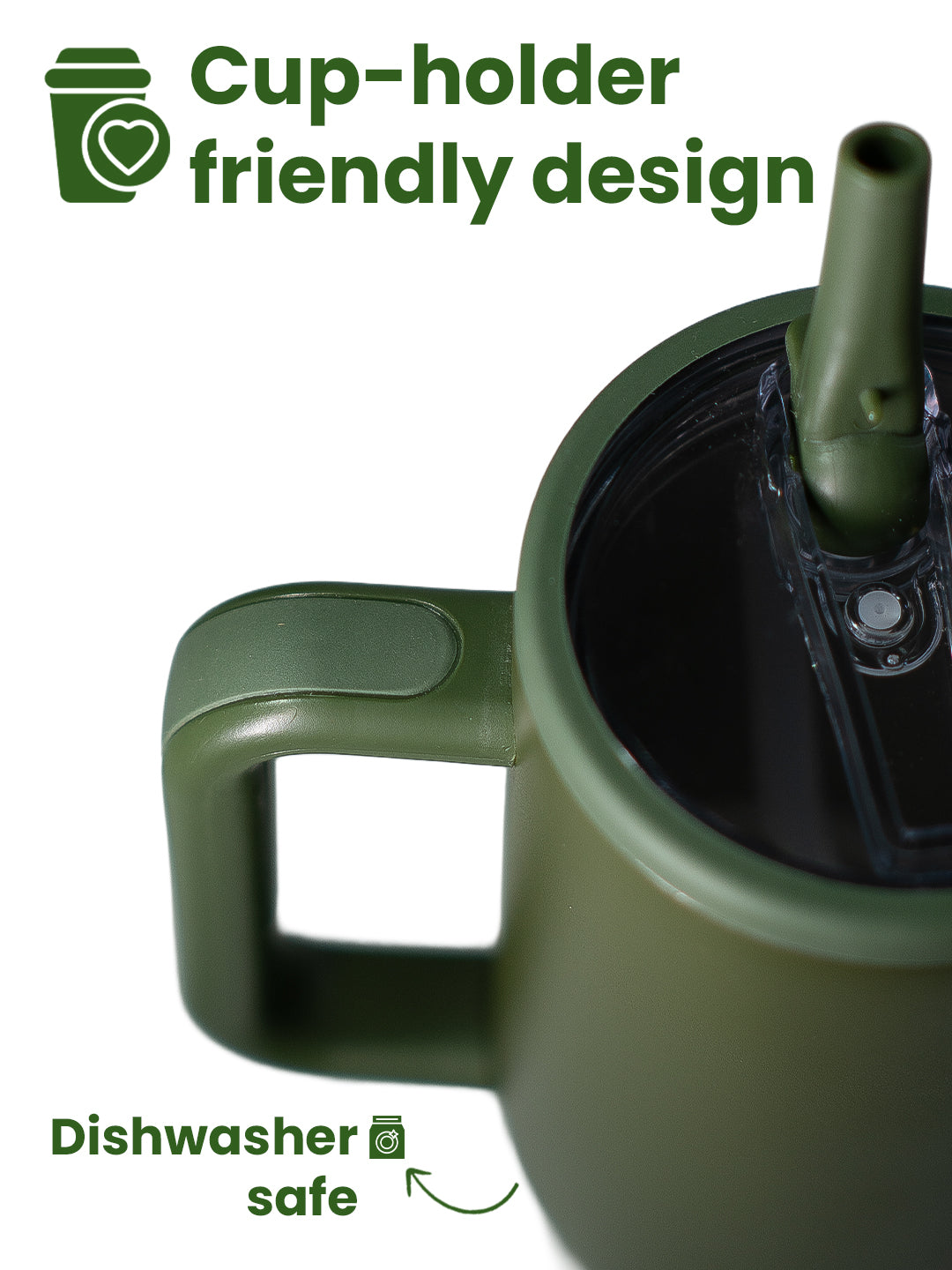 Chkokko Premium Insulated Tumbler - Olive 1200ml with Leak-Proof Lid