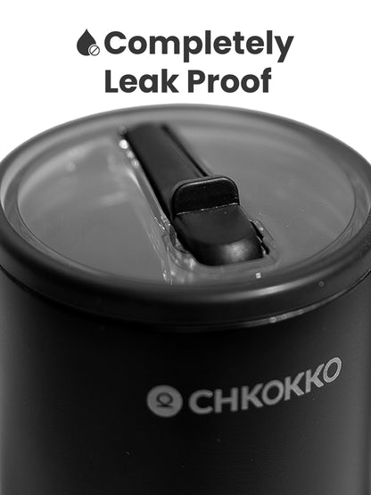 Chkokko Premium Insulated Tumbler - Black 1200ml with Leak-Proof Lid