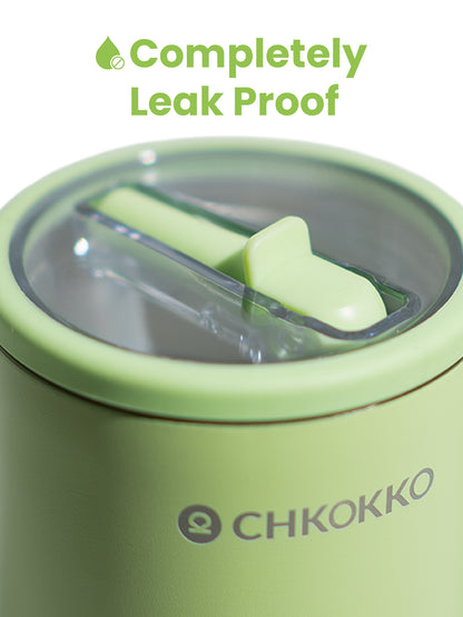Chkokko Premium Insulated Tumbler - Green 1200ml with Leak-Proof Lid
