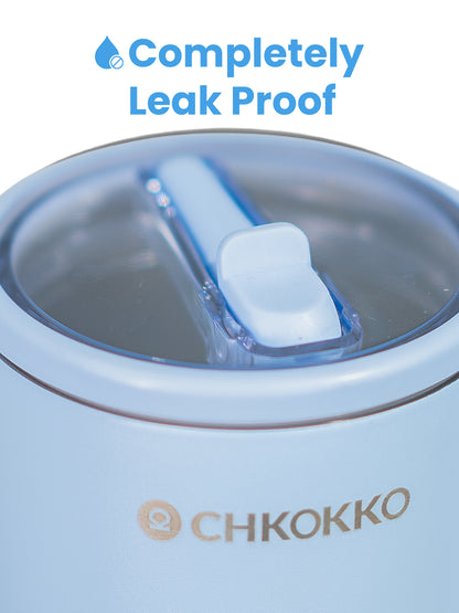 Chkokko Premium Insulated Tumbler - Blue 1200ml with Leak-Proof Lid