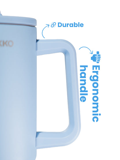 Chkokko Premium Insulated Tumbler - Blue 1200ml with Leak-Proof Lid