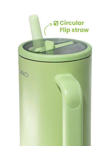 Chkokko Premium Insulated Tumbler - Green 1200ml with Leak-Proof Lid