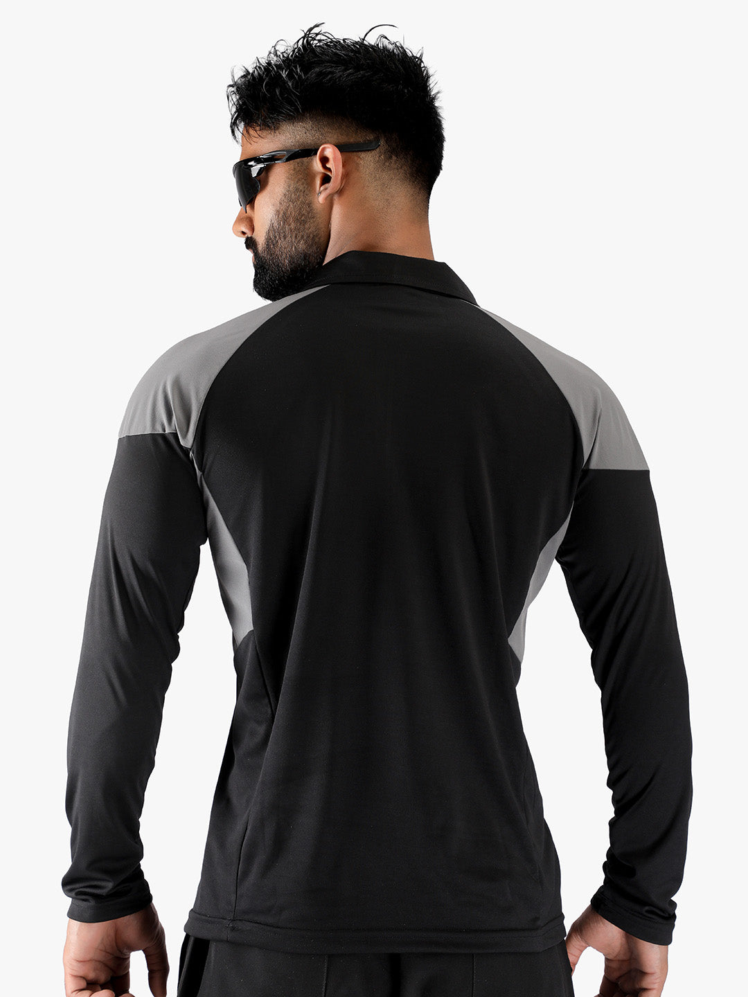 Men’s Full Sleeve Half Zip Sports T-Shirt