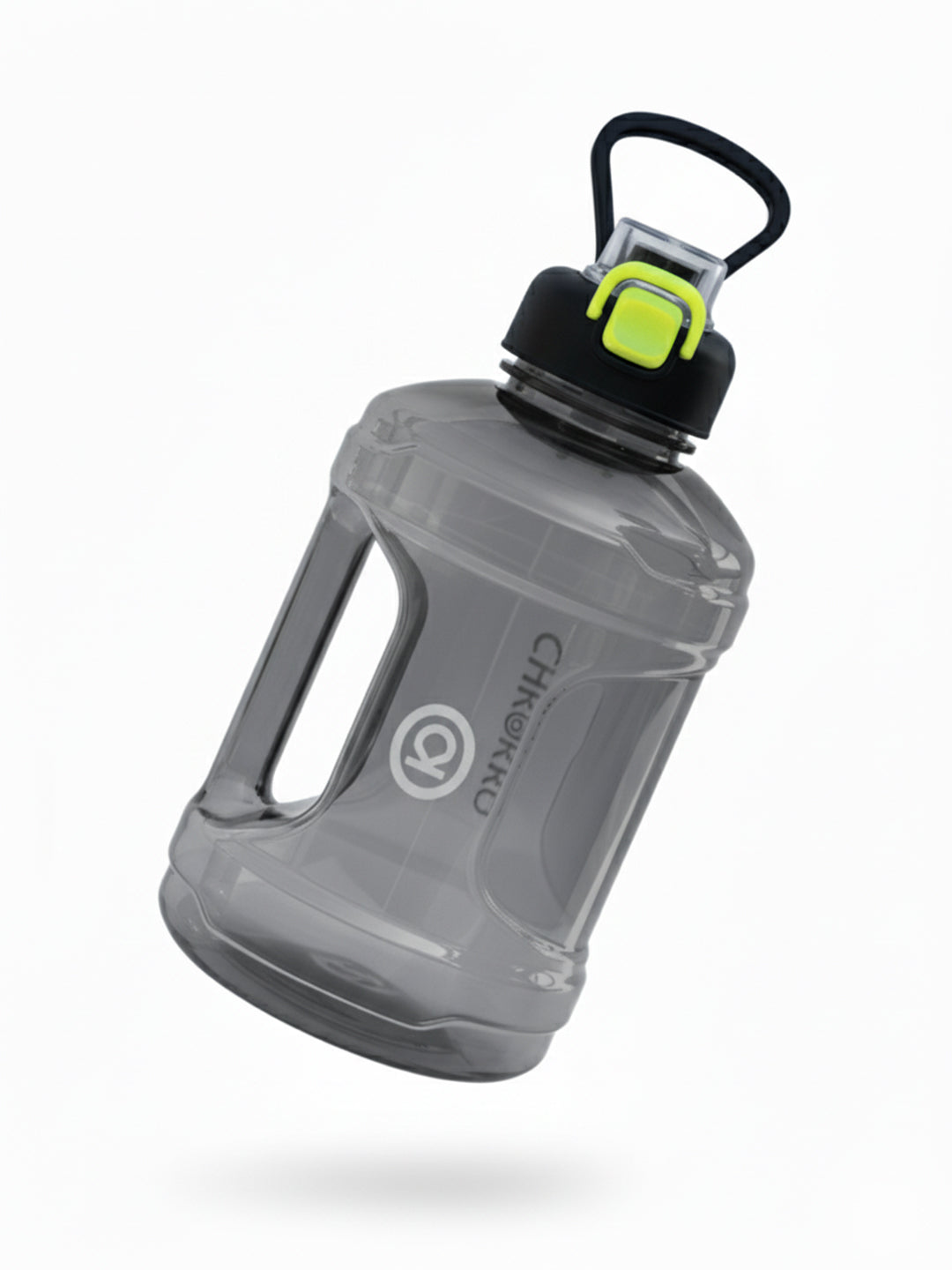 CHKOKKO 2.2L Large Sports Water Bottle with Handle & Leak-Proof Flip Cap