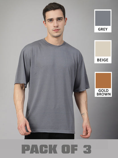 Men's Oversized T-shirts Pack of 3