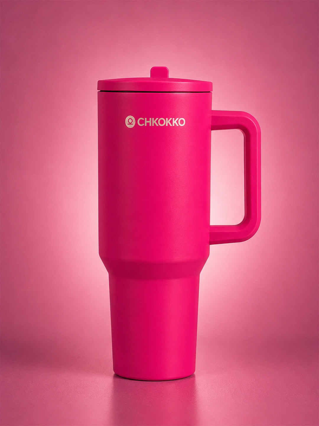 Chkokko Premium Insulated Tumbler - Pink 1200ml with Leak-Proof Lid