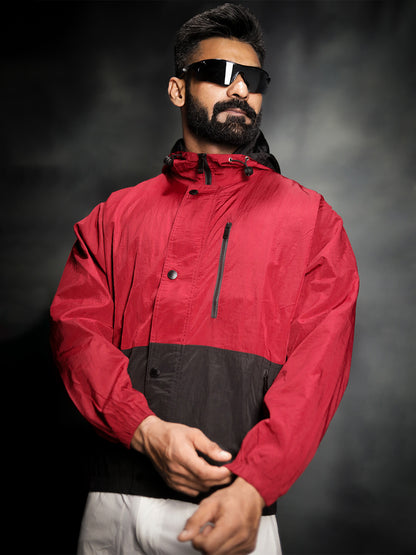 Men’s Lightweight UPF 50+ Sun Protection Summer Jacket Wine Black