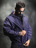 Men Winter Sports Oversized Windcheater Hooded Jacket