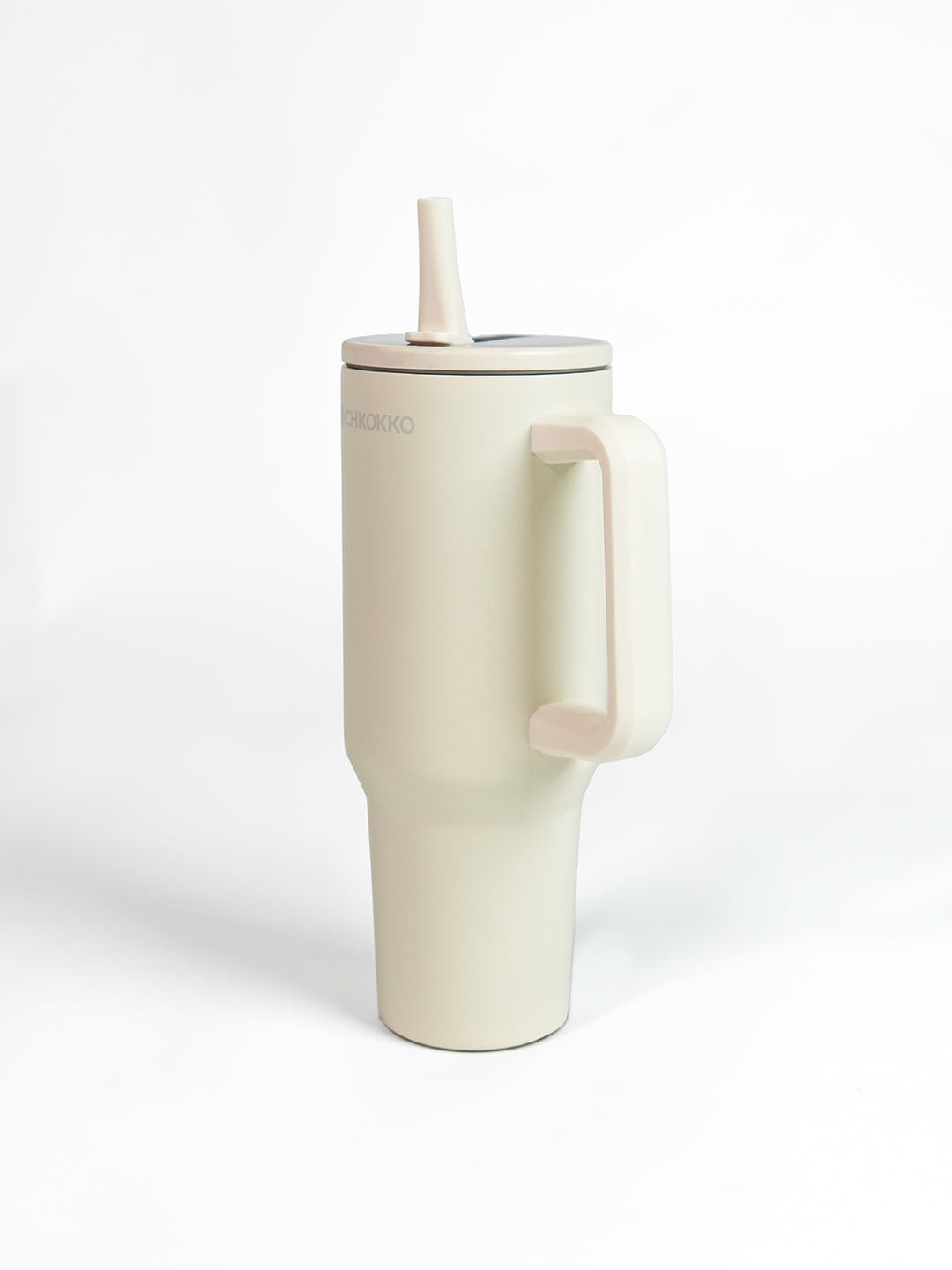 Chkokko Premium Insulated Tumbler - Cream 1200ml with Leak-Proof Lid