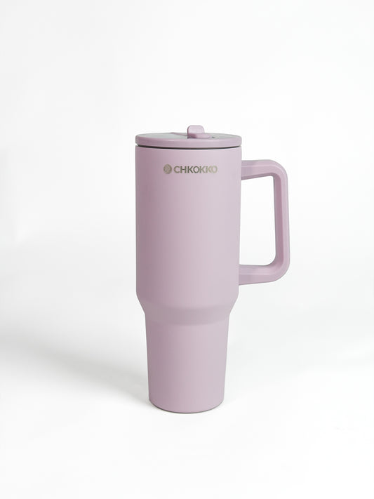 Chkokko Premium Insulated Tumbler - Lavender 1200ml with Leak-Proof Lid