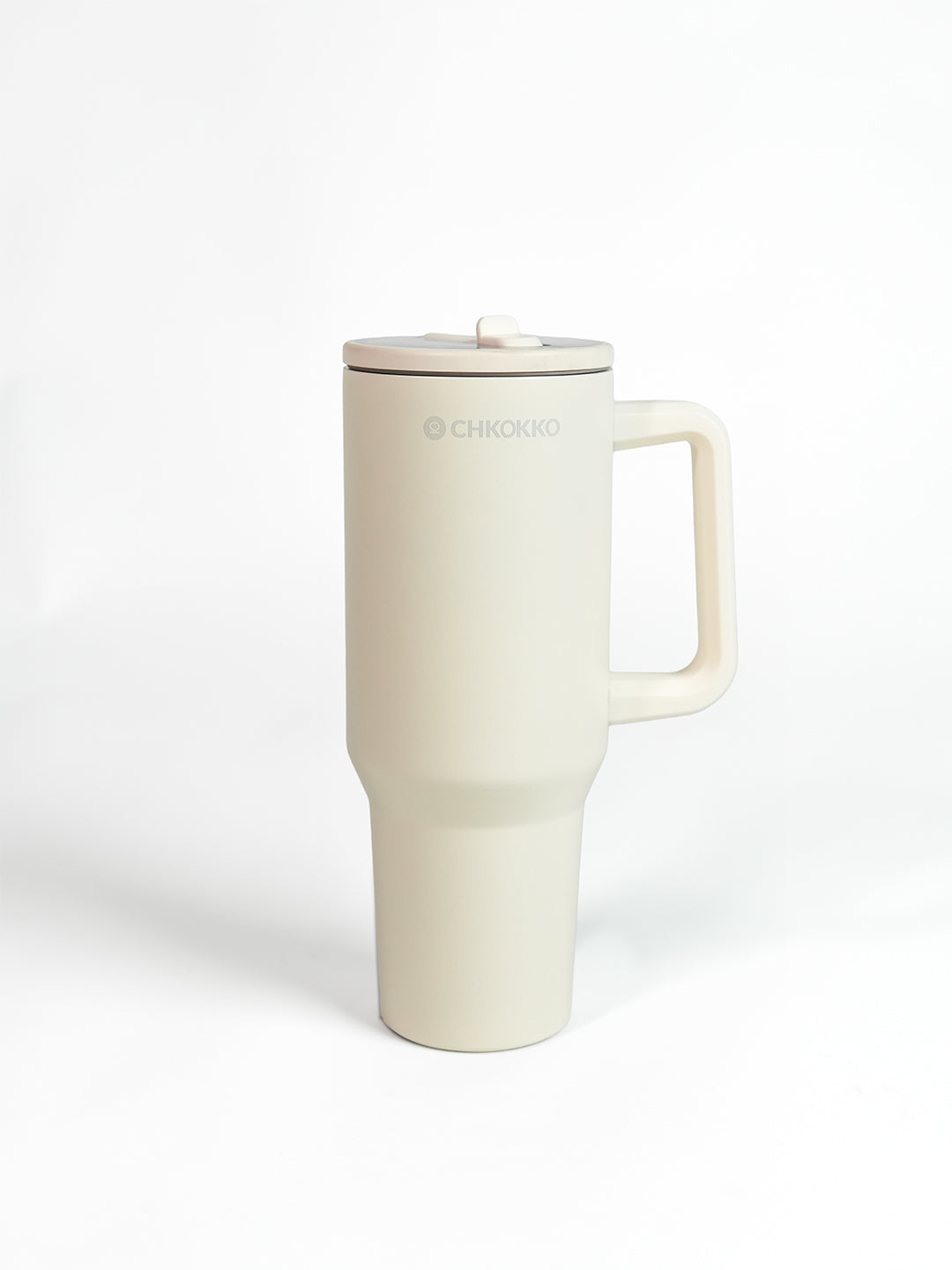 Chkokko Premium Insulated Tumbler - Cream 1200ml with Leak-Proof Lid
