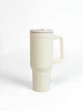 Chkokko Premium Insulated Tumbler - Cream 1200ml with Leak-Proof Lid