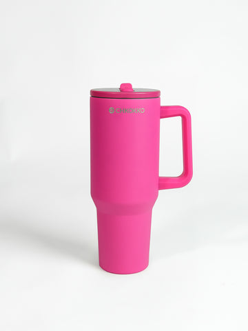 Chkokko Premium Insulated Tumbler - Pink 1200ml with Leak-Proof Lid