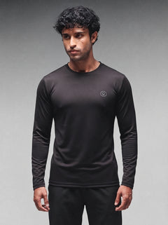 Men's Regular Dry Fit Full Sleeve Gym T-Shirt Black