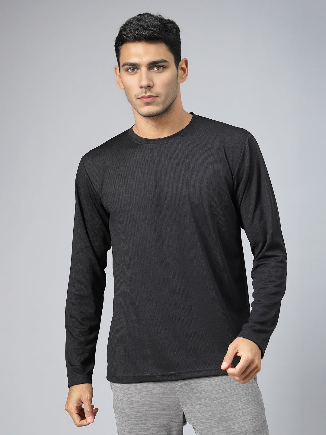 Men's Regular Dry Fit Full Sleeve Gym T-Shirt | CHKOKKO