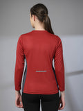 Women's Round Neck Active Wear Sports T-Shirt | CHKOKKO