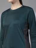 Women's Round Neck Active Wear Sports T-Shirt | CHKOKKO