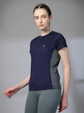 Women's Half Sleeves Sports Gym T-Shirt | CHKOKKO