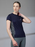 Women's Half Sleeves Sports Gym T-Shirt | CHKOKKO