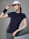 Women's Half Sleeves Sports Gym T-Shirt | CHKOKKO