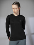 Women's Round Neck Active Wear Sports T-Shirt | CHKOKKO