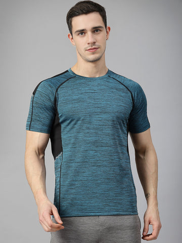 Men's Half Sleeves Gym Regular Fit T-Shirt | CHKOKKO
