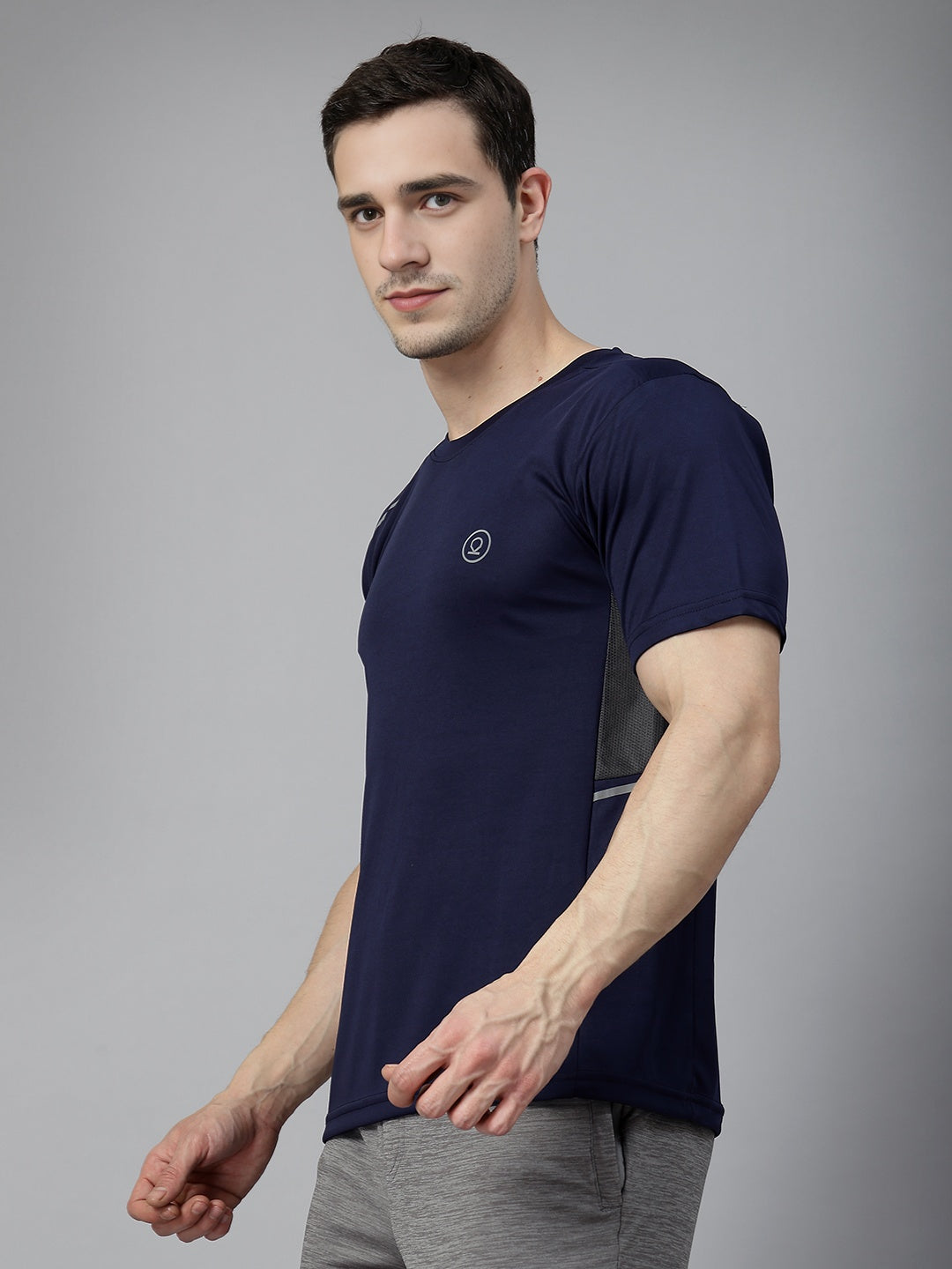Men's Dry Fit Half Sleeve Gym T-Shirt