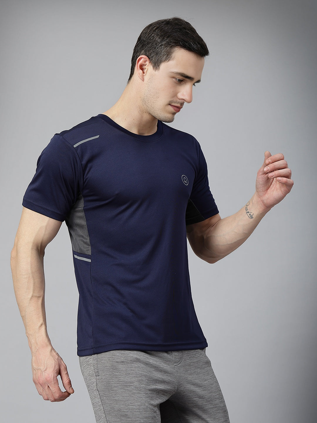 Men's Dry Fit Half Sleeve Gym T-Shirt