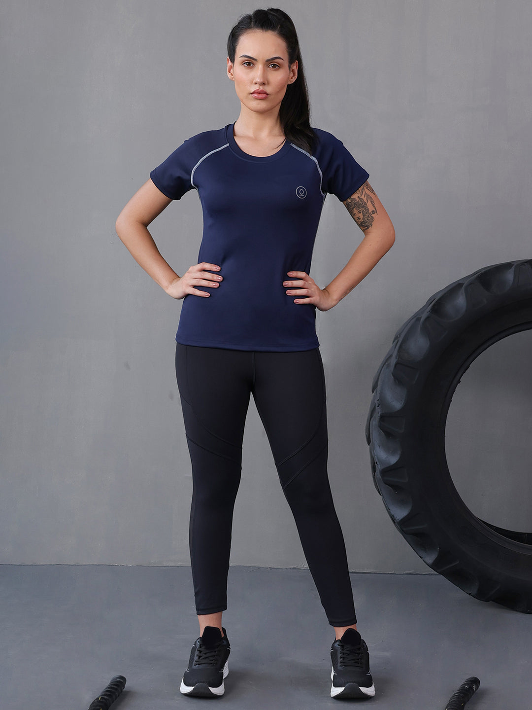 Women's Performance Compression T-Shirt Navy