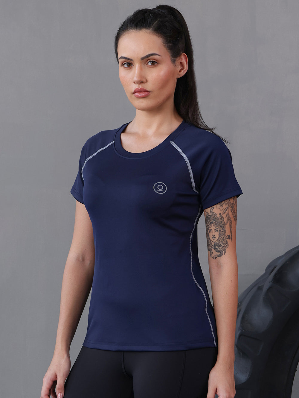 Women's Performance Compression T-Shirt Navy