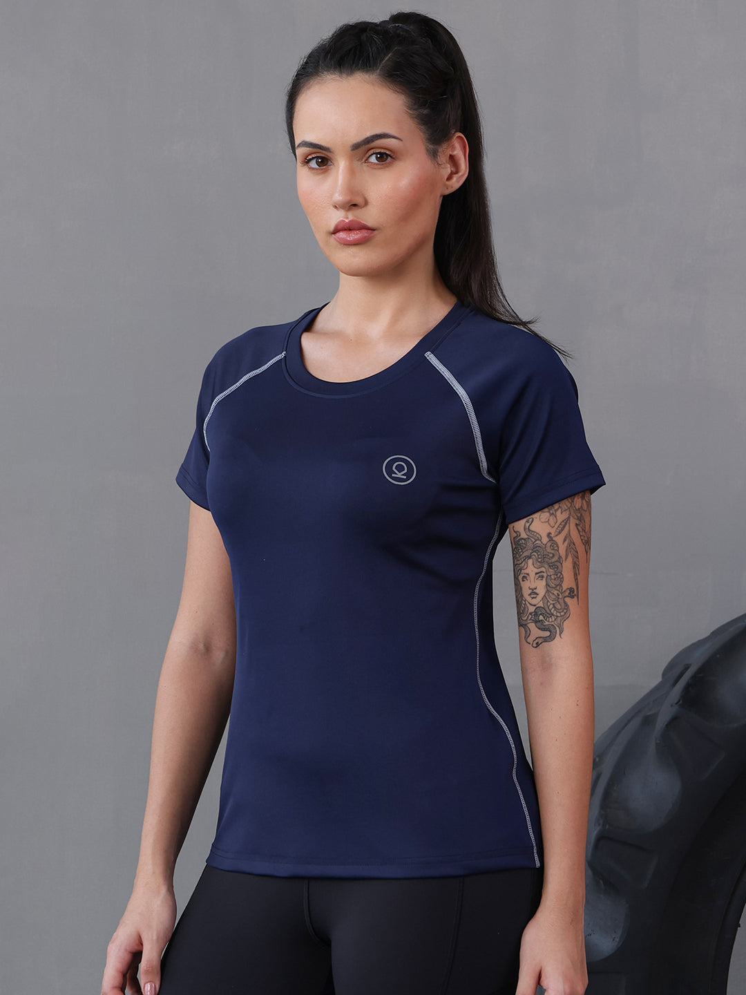 Women's Performance Compression T-Shirt Navy