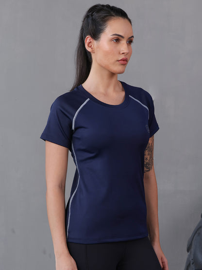 Women's Performance Compression T-Shirt Navy