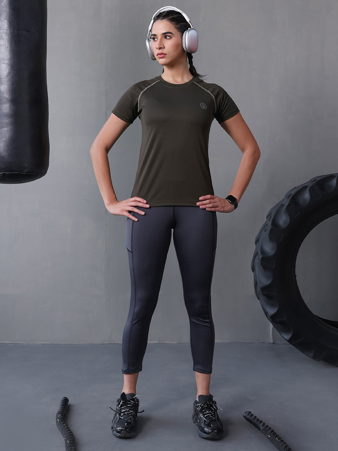 Women's Performance Compression T-Shirt Olive