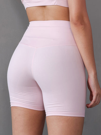 Women’s Seamless Training & Yoga Shorts Light Pink