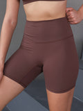 Women’s Seamless Training & Yoga Shorts Brown