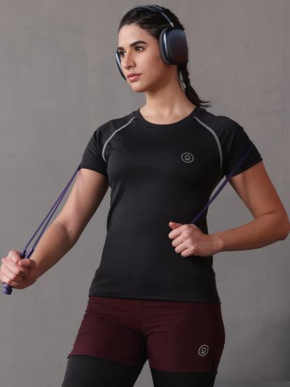 Women's Performance Compression T-Shirt Black