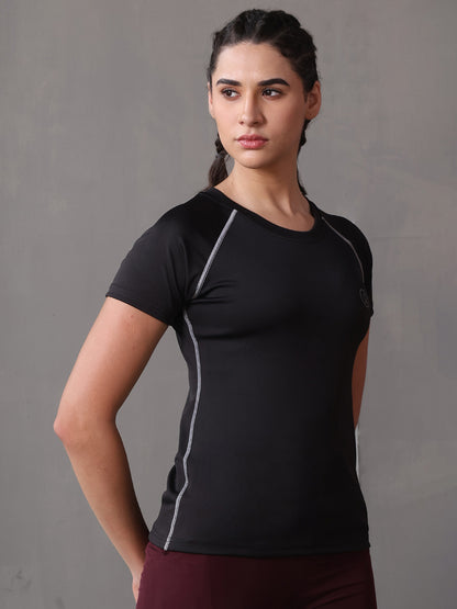 Women's Performance Compression T-Shirt Black