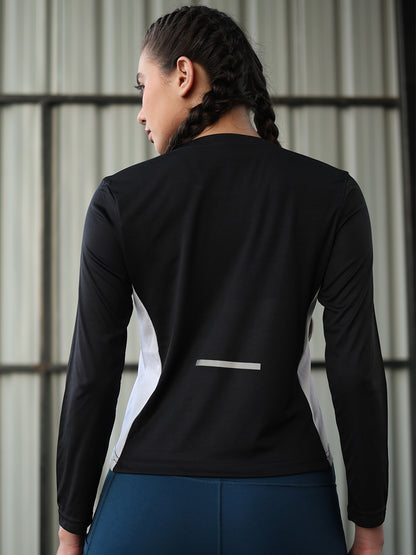 Women's Round Neck Active Wear Sports T-Shirt | CHKOKKO