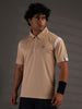 Men's Polo Neck Regular Fit Gym Sports Zipper T-Shirt