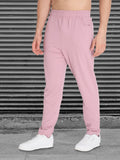 Men Pink Trackpant Lower with Pocket