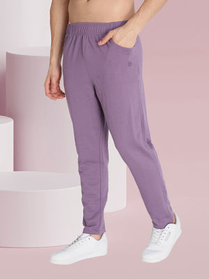Men Purple Trackpant Lower with Pocket