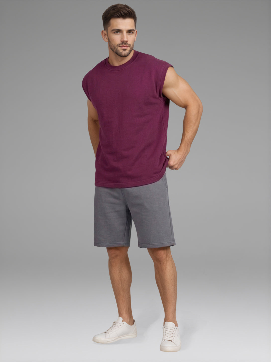 Men's Onion Oversized Sleeveless Gym Tanktop