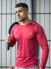 Men's Regular Dry Fit Gym Sports T-Shirt Maroon