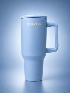 Chkokko Premium Insulated Tumbler - Blue 1200ml with Leak-Proof Lid