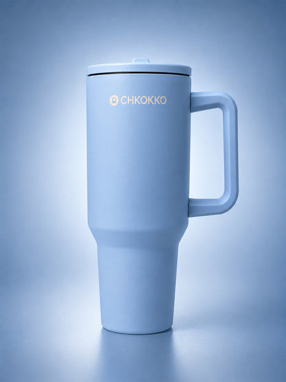 Chkokko Premium Insulated Tumbler - Blue 1200ml with Leak-Proof Lid