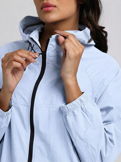 Women's IceBlue Hooded Sunscreen Jacket UPF 50+ | UV & Sun Protection