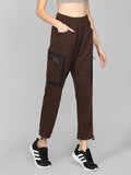 Women's Solid Cotton Trackpant