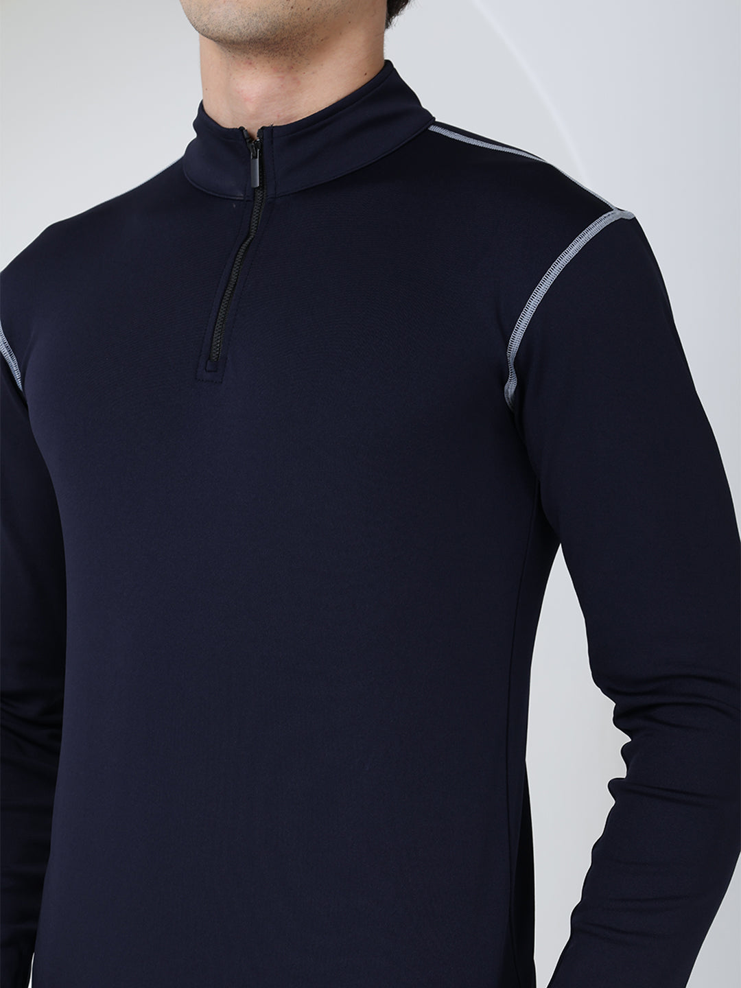 Men’s Full Sleeves Performance Compression T-Shirt for Gym Navy
