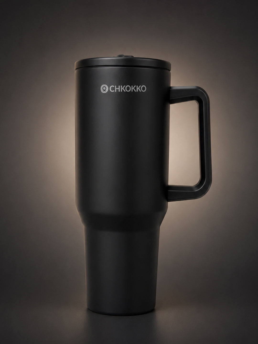 Chkokko Premium Insulated Tumbler - Black 1200ml with Leak-Proof Lid