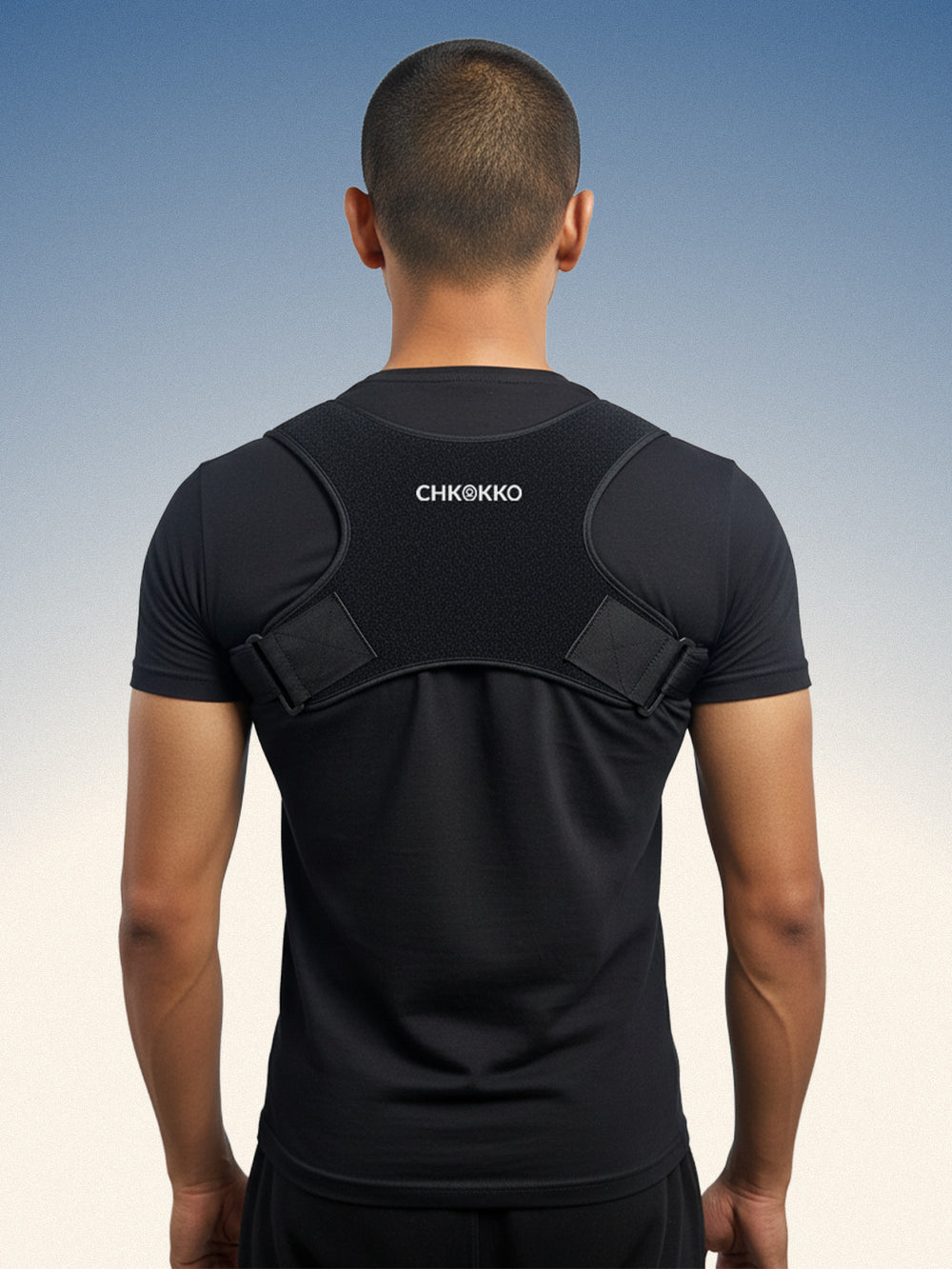 Chkokko Adjustable Posture Corrector for Men &amp; Women – Upper Back &amp; Shoulder Support Brace